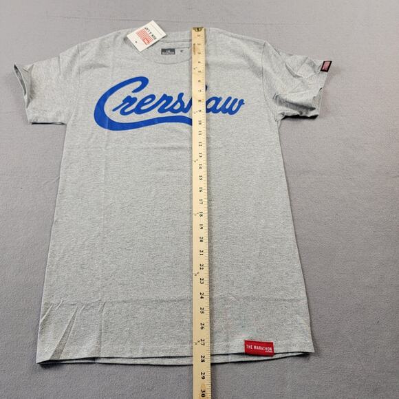 The Marathon Clothing Shirt Mens Small Gray Blue Crenshaw Graphic Tee TMC Logo - Picture 10 of 10